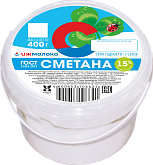 Сметана 15% "Ижмолоко" 400г