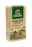 Масло сливочное «Крестьянское» сладкосливочное несоленое 72,5% "Село зеленое" 175г
