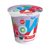 Йогурт фруктовый Черника-Малина 3,5% Ижмолоко 150г